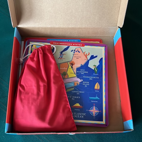 United States Geography Bingo, like new, complete set - Picture 2 of 4